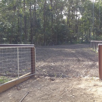 Training Field Progress Shot