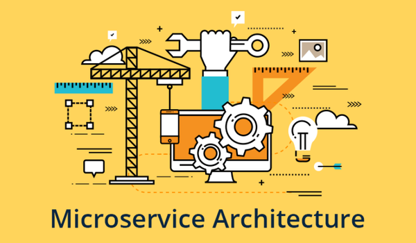 schéma d'une architecture microservice