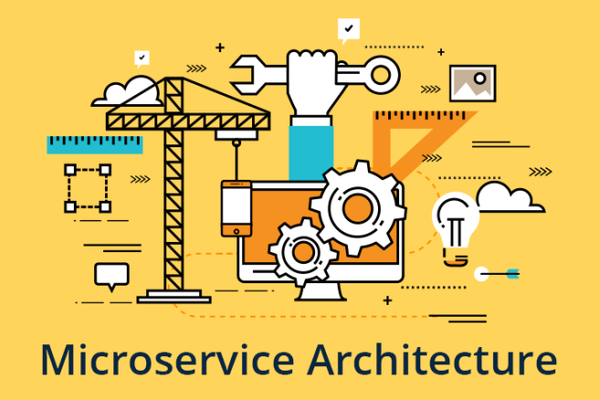 schéma d'une architecture microservice