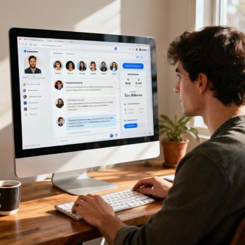 Community members sharing ideas in a discussion forum interface