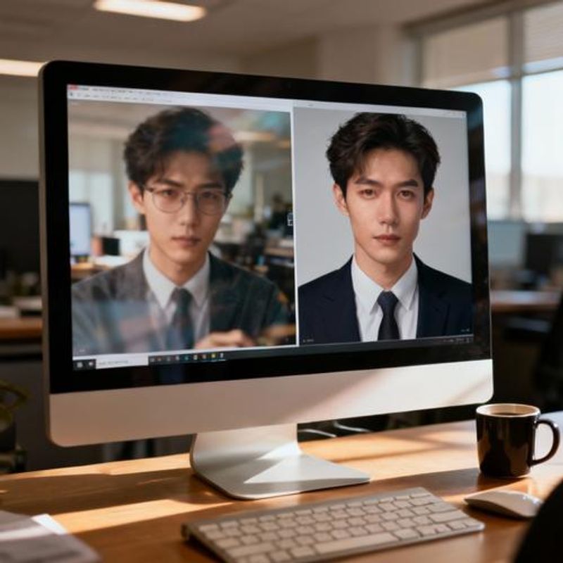 Split screen showing poor vs good AI prompting results