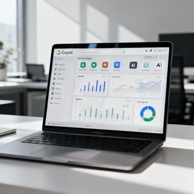 Google Cloud AI platform dashboard showing various machine learning tools and services