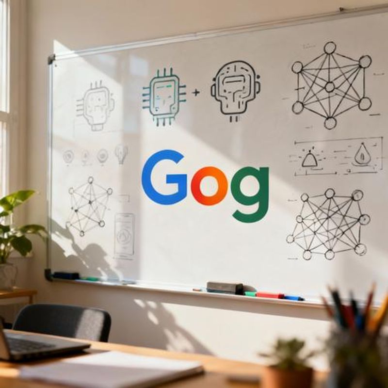 Go gopher mascot surrounded by AI and machine learning icons
