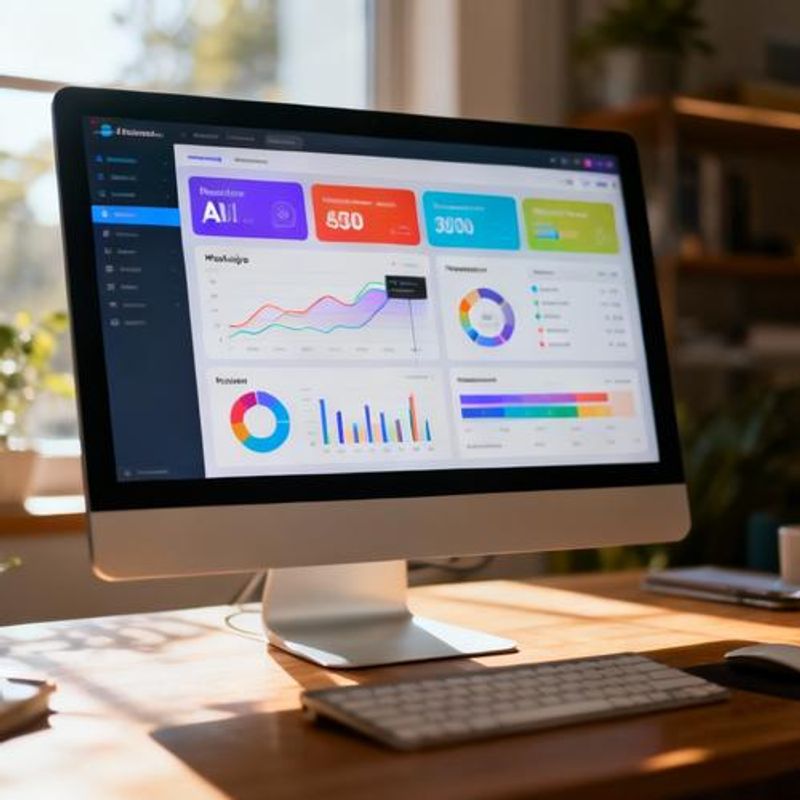 Operations dashboard showing AI-powered analytics and workflow automation