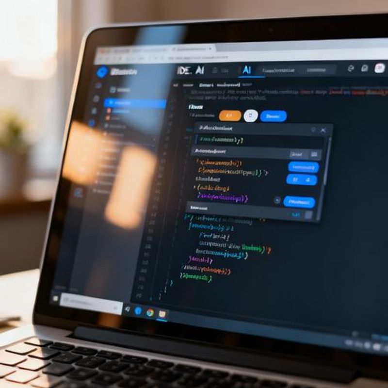 AI code completion interface showing real-time suggestions