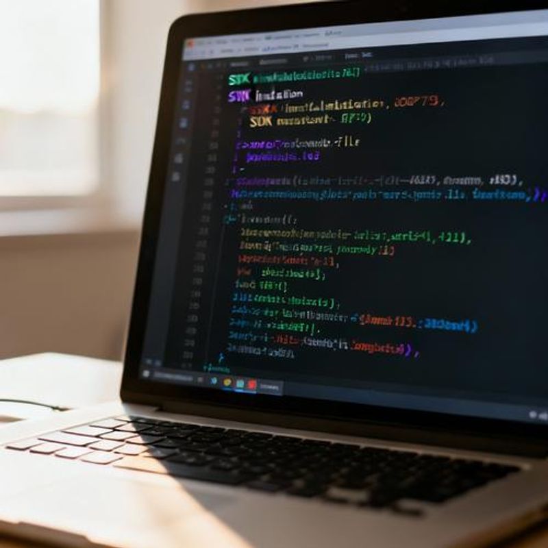 Code editor showing Generative AI Hub SDK installation and configuration