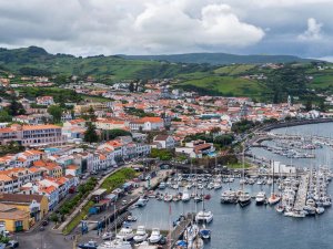 Horta Faial Azoren haven portugal