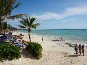 Playa del Carmen met kinderen - strand Mexico
