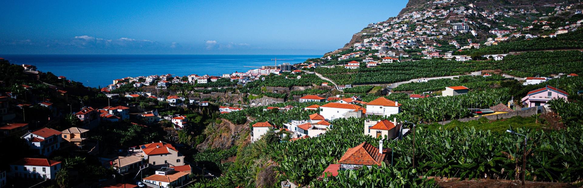 Uitzicht Camara do Lobos zuidkust Madeira