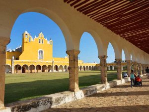 Rondreis Yucatan met kinderen - Izamal klooster