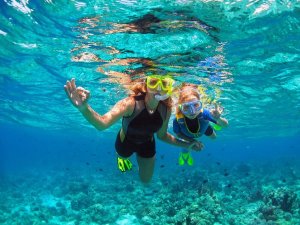 madeira met kinderen snorkelen