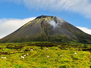 Azoren Portugal Pico vulkaan