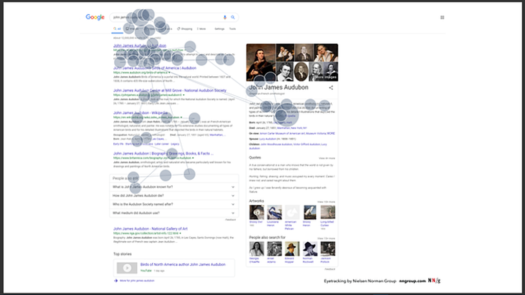 Eye tracking by Nielsen Norman group