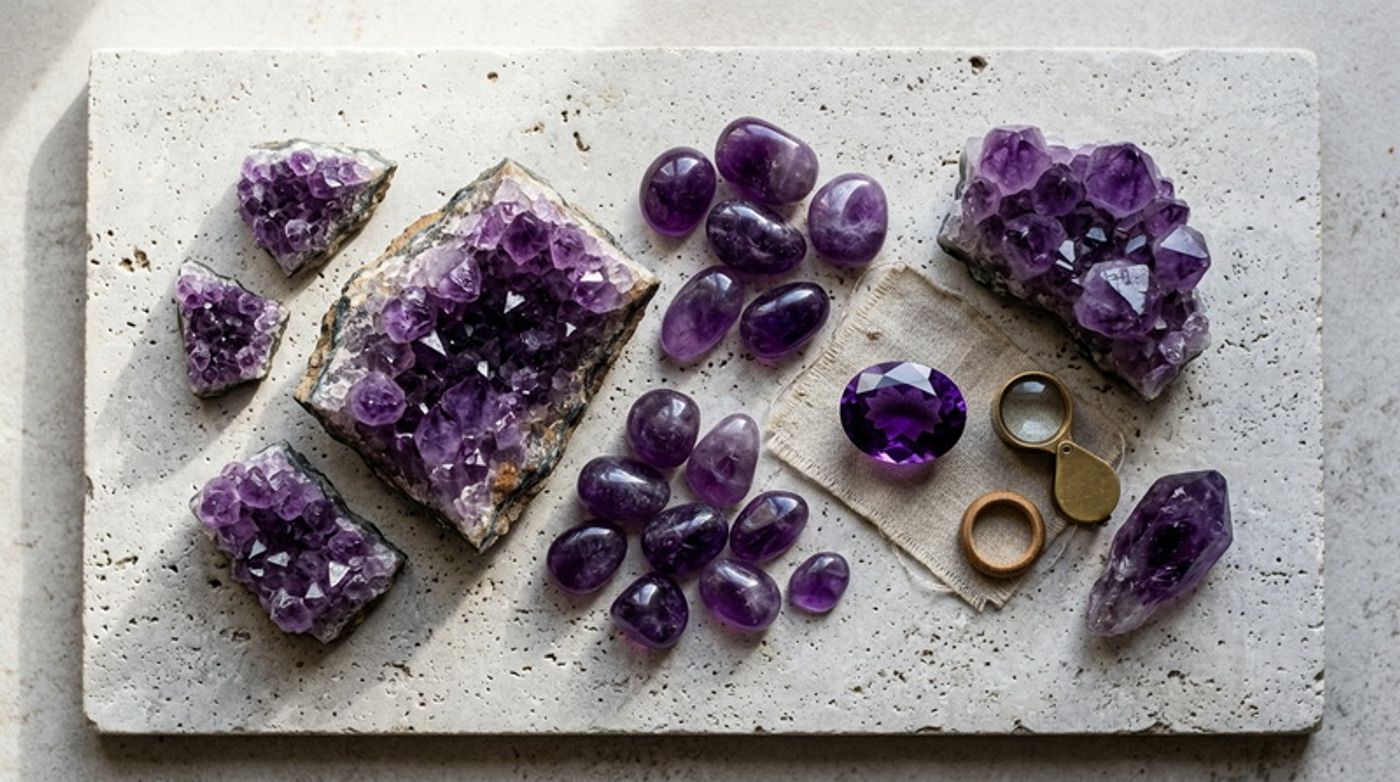 อเมทิสต์ (Amethyst) หินแห่งสมาธิ สรรพคุณและความหมาย | Amethez