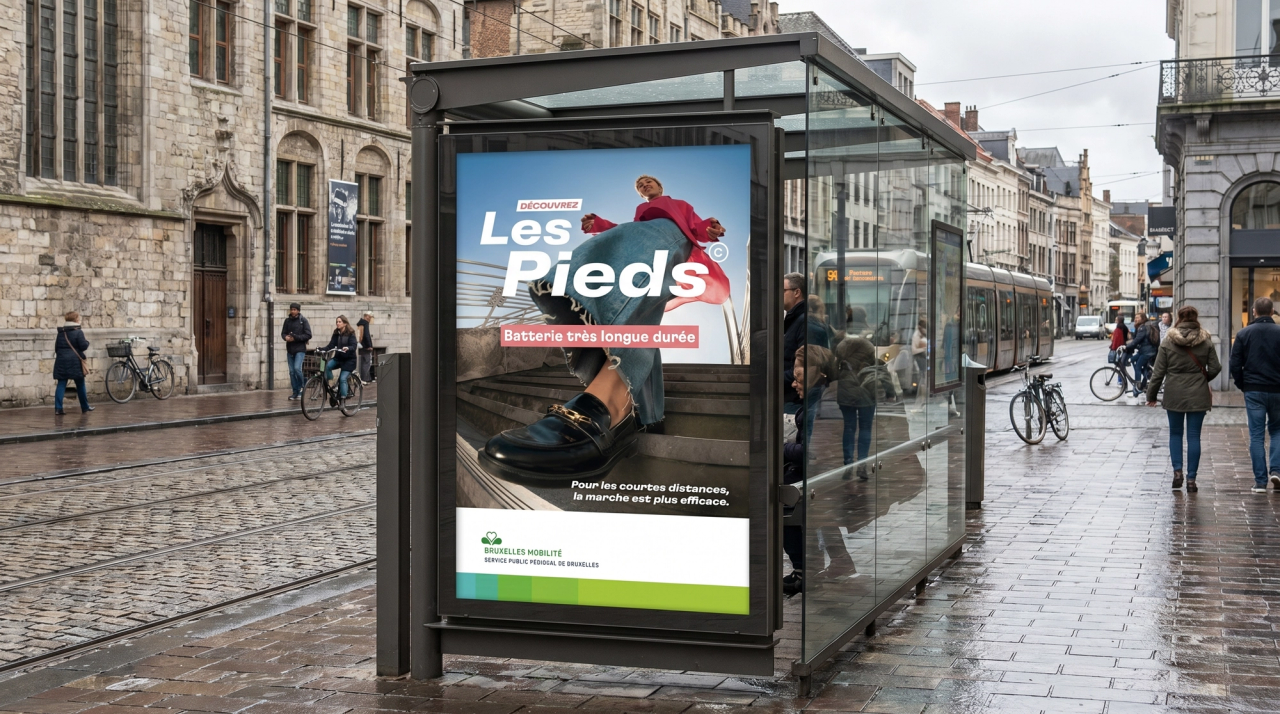 Making people use “FEET” for Brussels Mobility