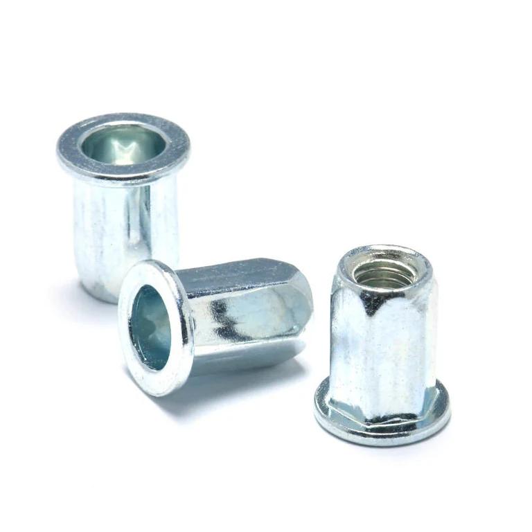 Flat Head Hex Body Rivet Nuts
