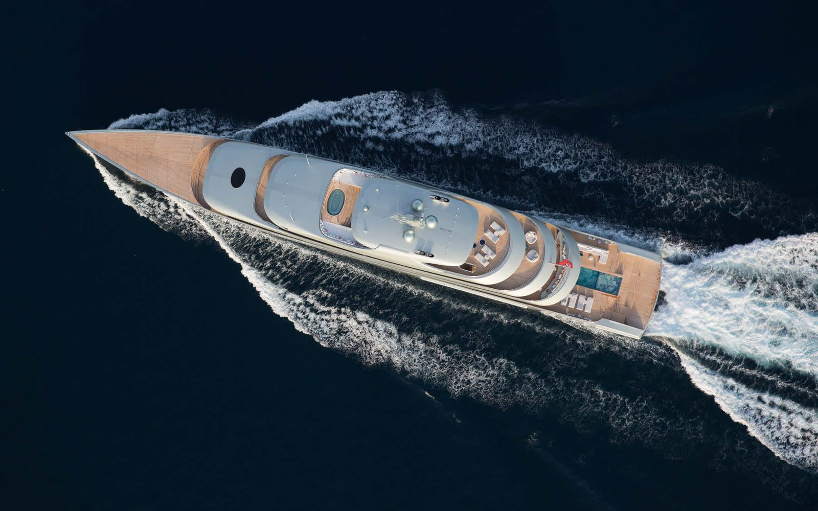 Yacht blueprint design.