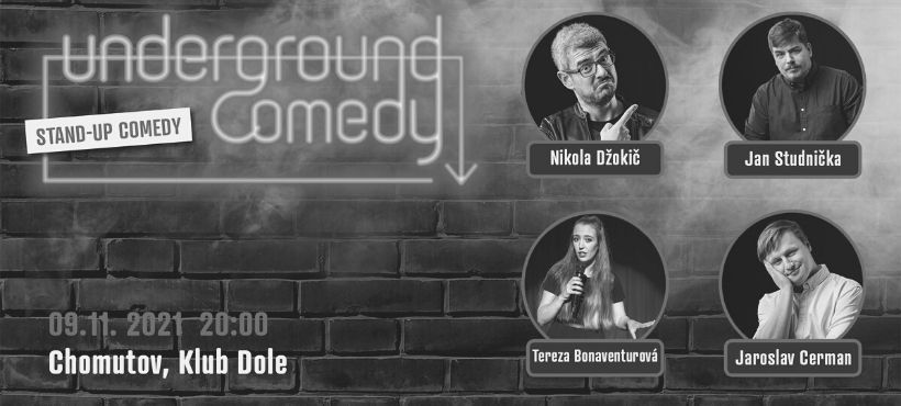 slam poetry, dole, klub, underground comedy praha