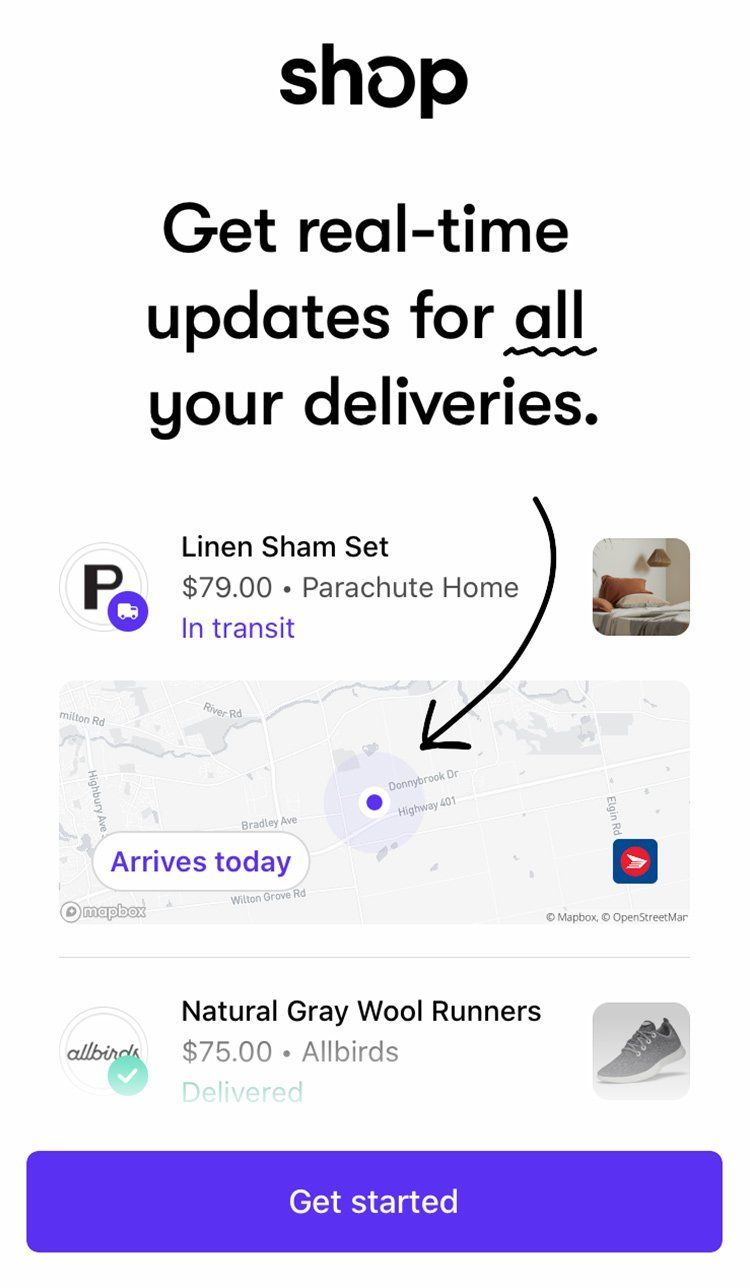 Shopify's Shop Provides Real-Time Updates On Customer Orders