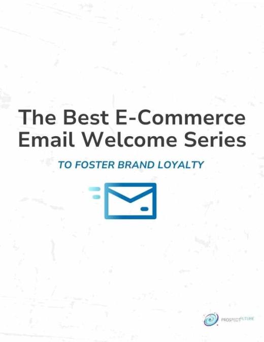 Cover of the Ecommerce Email Welcome Series guide