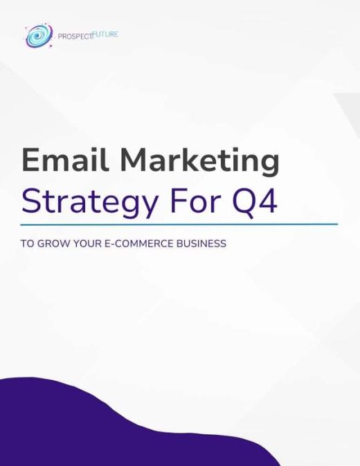 Cover of the Q4 Email Marketing Strategy for Ecommerce guide