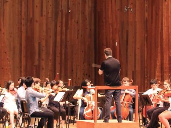 Students performing at Kent Blossom Music Festival