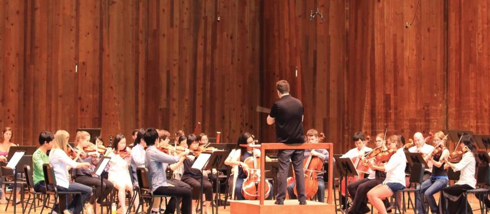 Students performing at Kent Blossom Music Festival