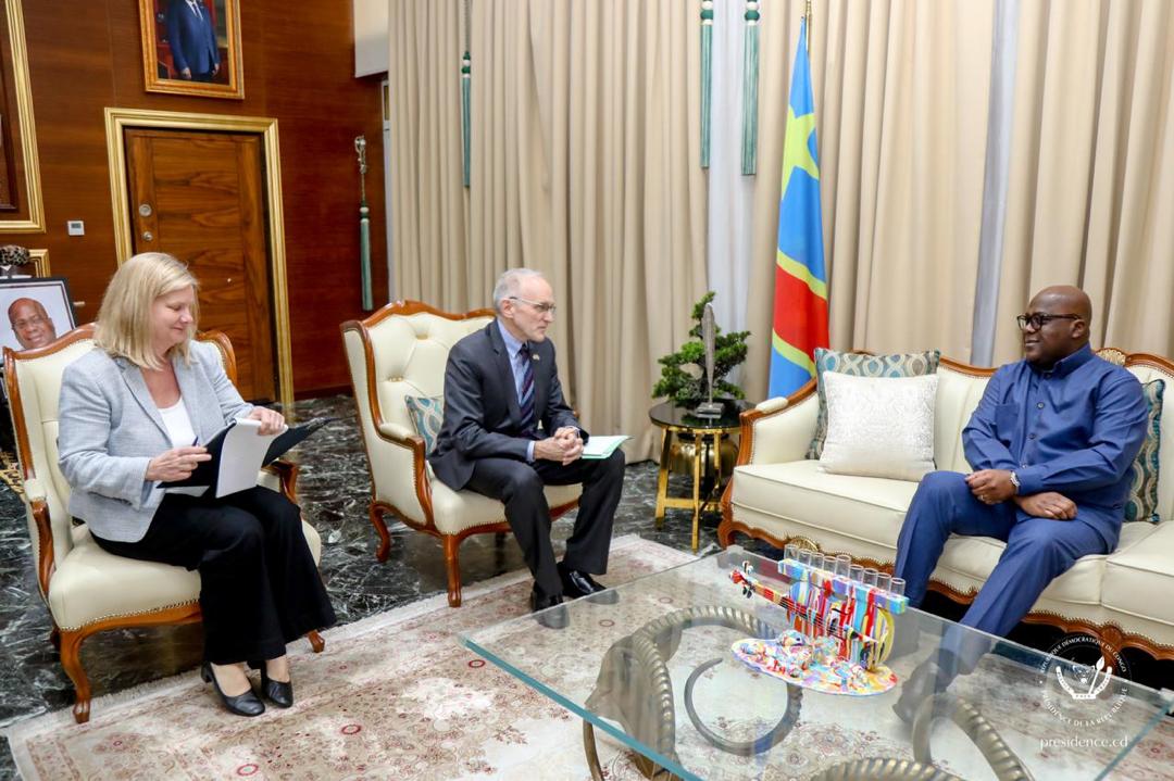 RDC – États-Unis : entretien entre le Président Félix Tshisekedi et le Chargé d’affaires américain Ian J. McCary
