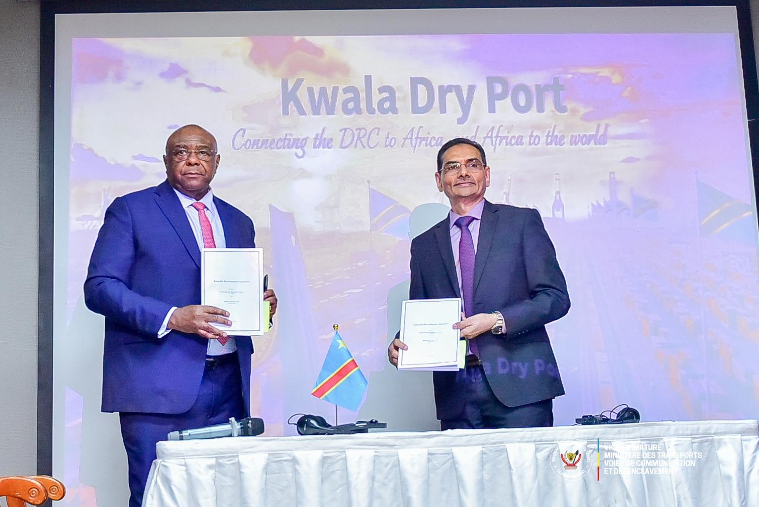 RDC – Infrastructures de transport : signature d’un contrat de concession pour le développement du port sec de Kwala en Tanzanie