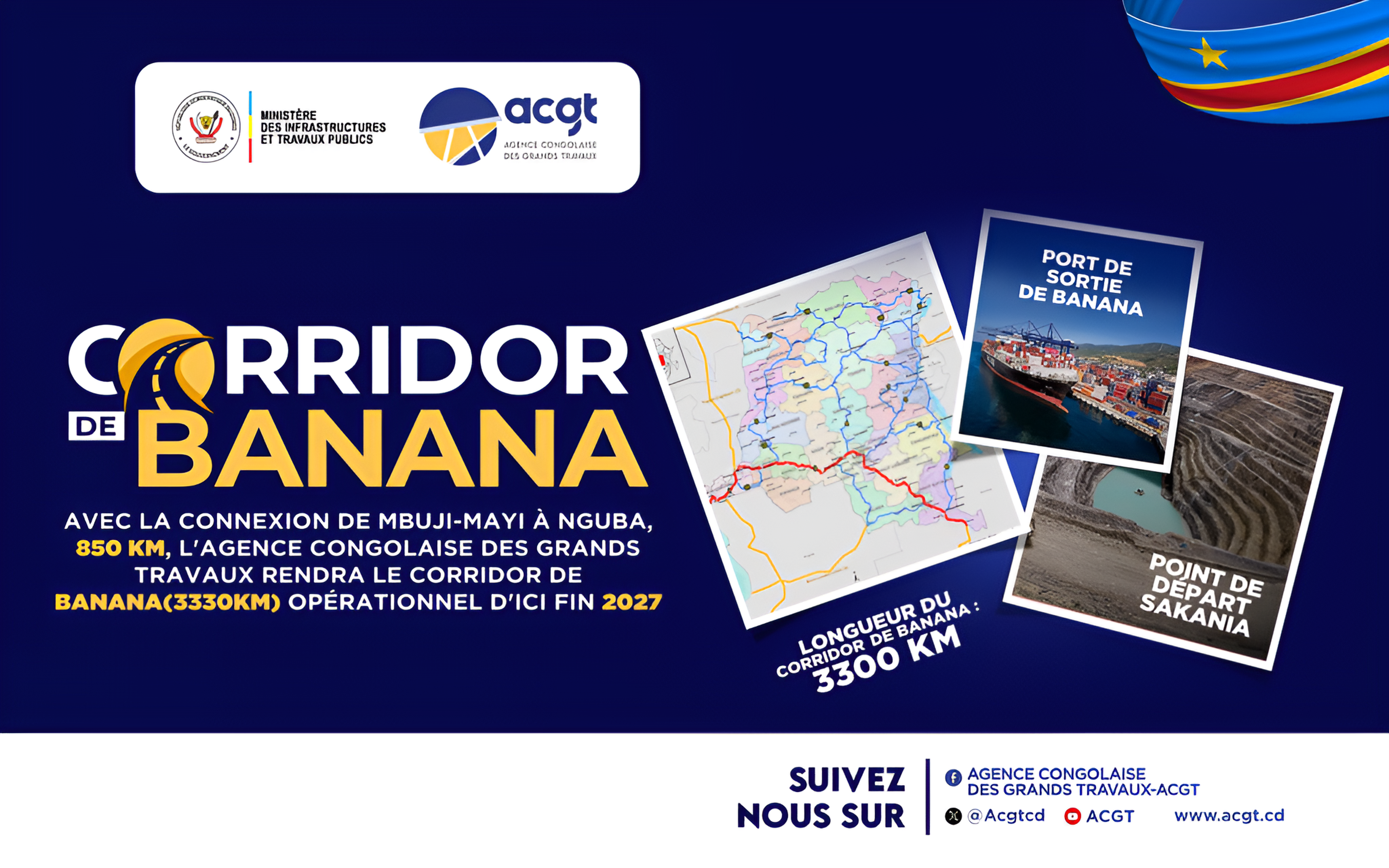 Corridor de Banana : la RDC construit un nouveau hub logistique pour l’Afrique centrale