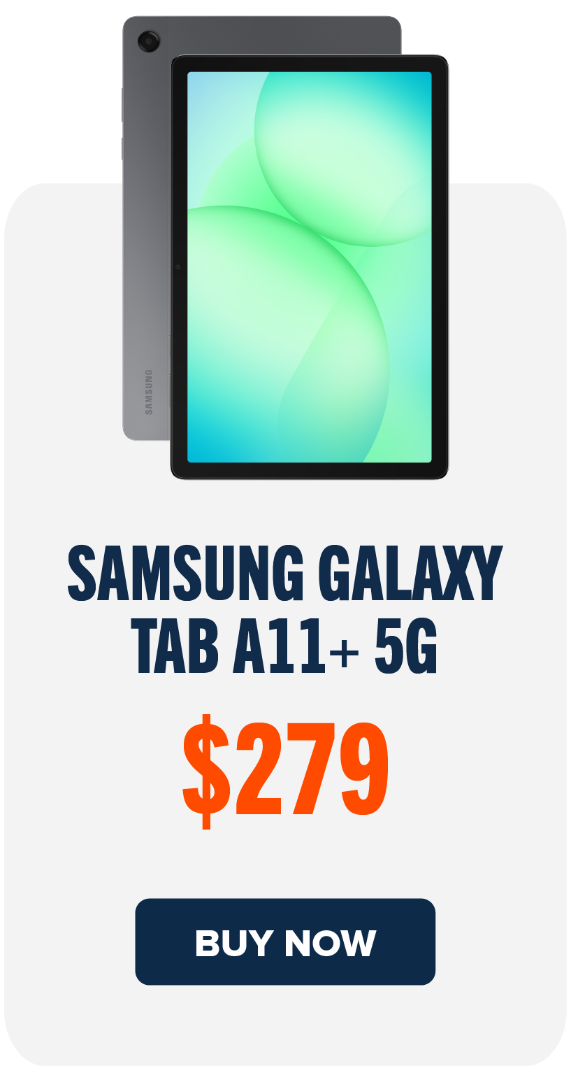 Samsung Galaxy Tab A11+ 5G $279 Buy Now