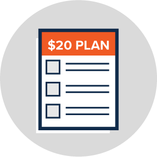 $20 Plan Icon