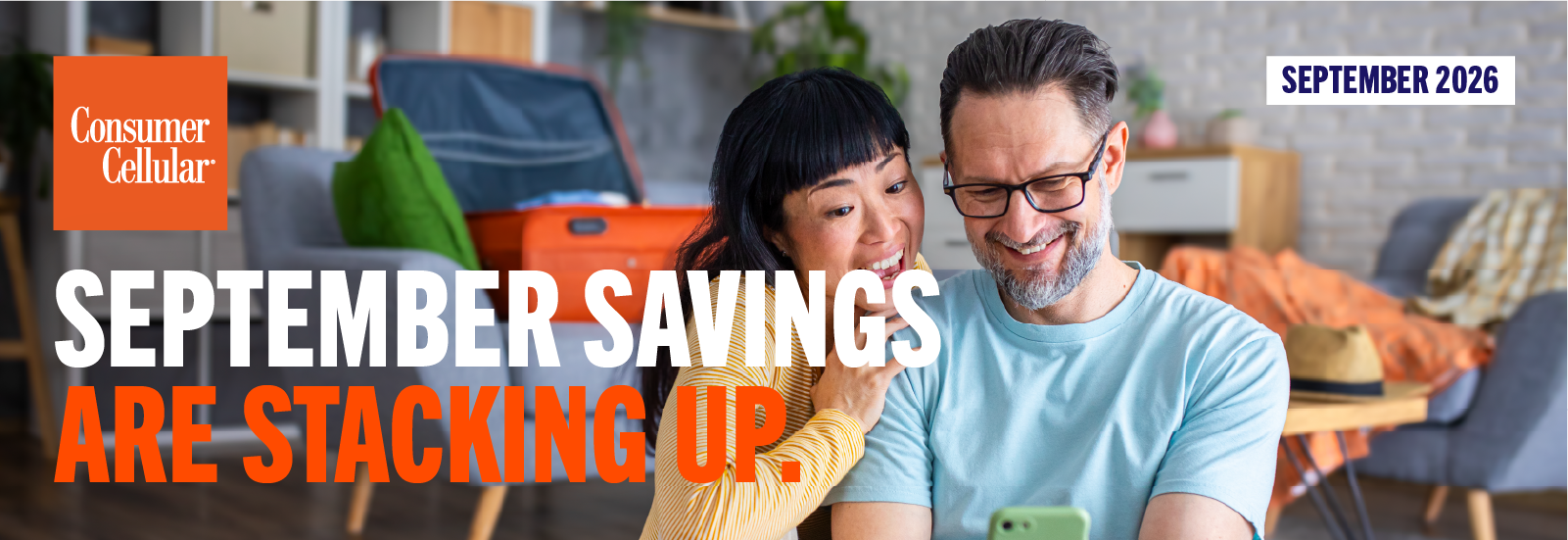 Consumer Cellular: September savings are stacking up. September 2026