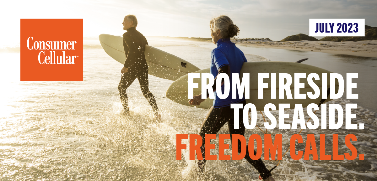 FROM FIRESIDE TO SEASIDE. FREEDOM CALLS. JULY 2023