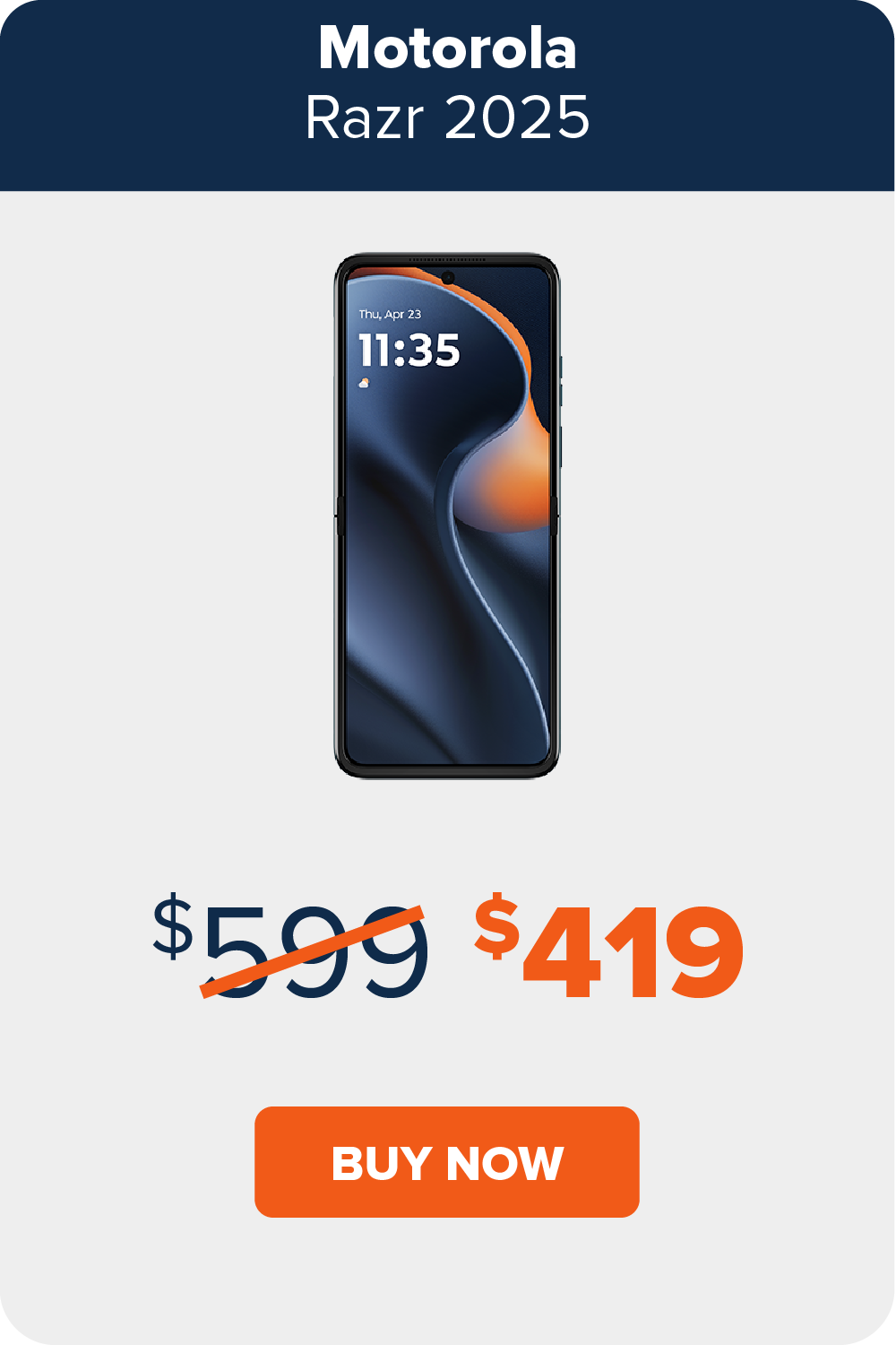 Motorola Razr 2025 $419 Buy Now