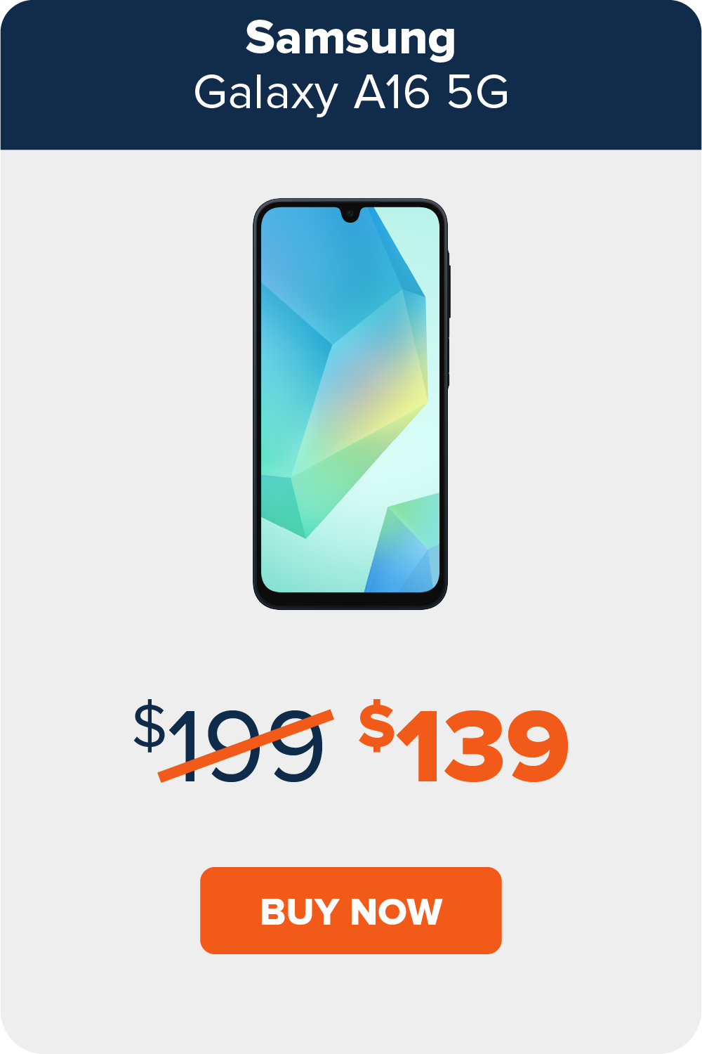 Samsung Galaxy A16 5G $139