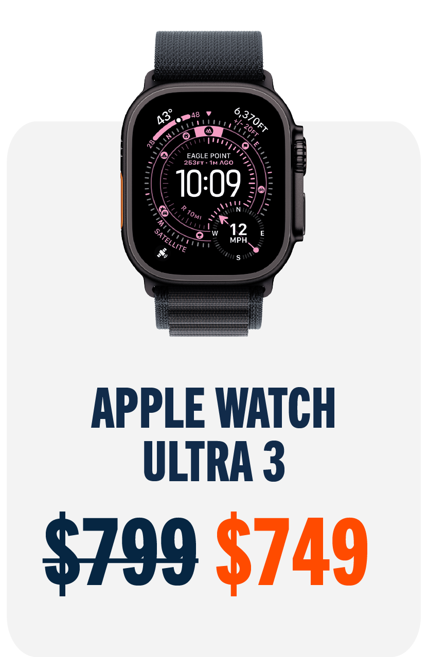 Apple Watch Ultra 3: $749