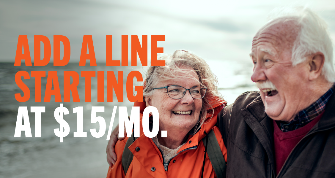 ADD A LINE STARTING AT $15/MO.