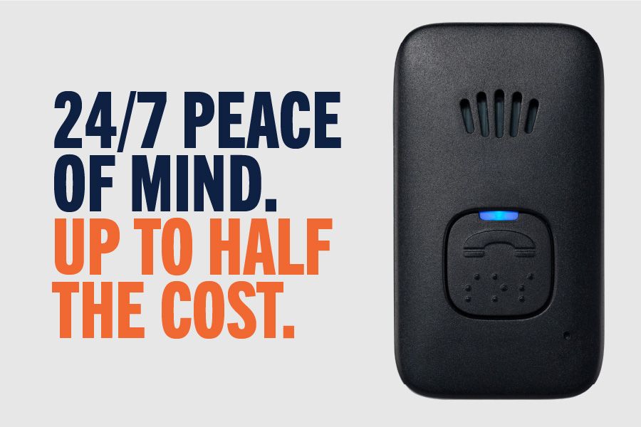 IRIS ALLY Tile. 24/7 peace of mind. Up to half the cost.