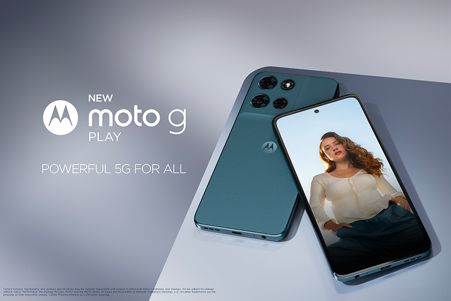 New moto g play. Powerful 5G for all.