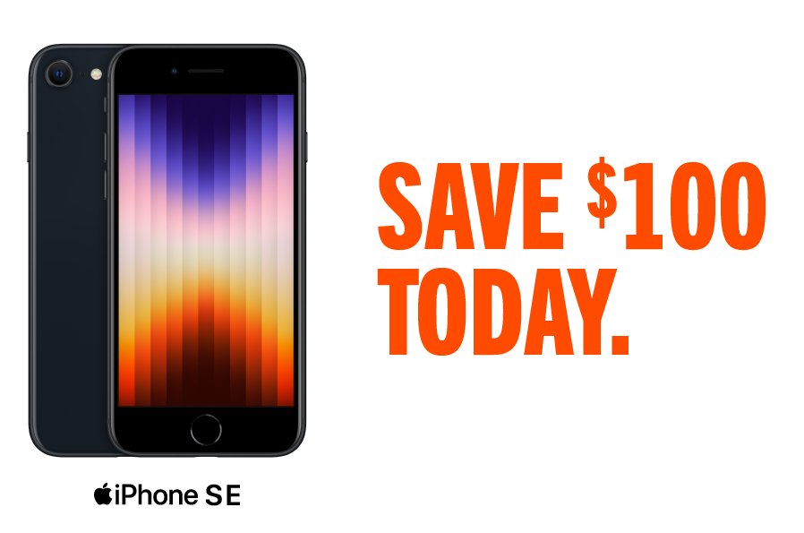 iPhone SE $100 Off Promotion
