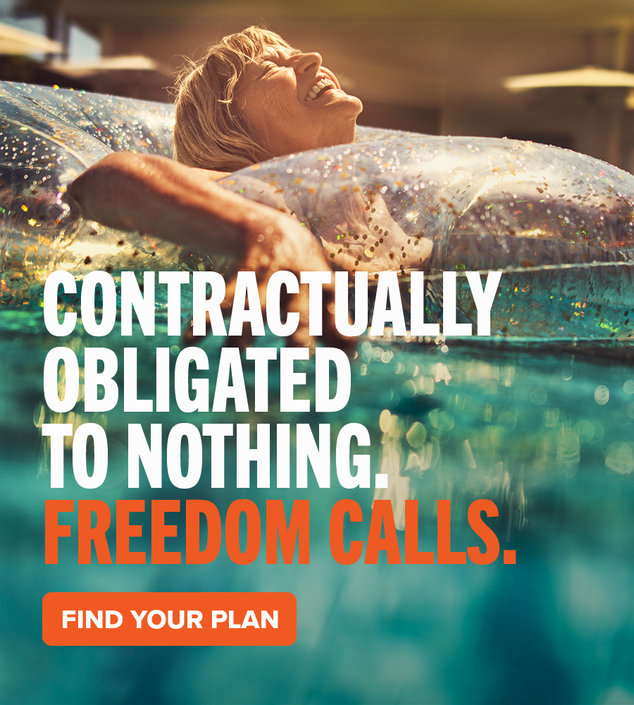 A $20 PHONE PLAN FOR A MILLION DOLLAR LIFE. FREEDOM CALLS. FIND YOUR PLAN