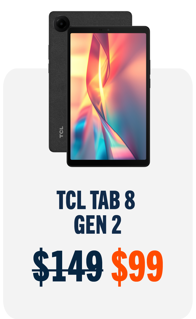 TCL Tab 8 Gen 2: $99