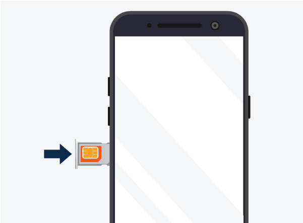 Insert new SIM card