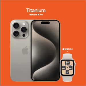 Titanium iPhone 15 Pro WATCH