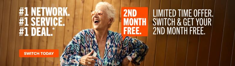 #1 Network. #1 Service. #1 Deal.* 2ND MONTH FREE. Limited time offer. Switch & get your 2nd Month Free. Switch Today