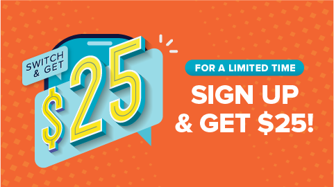 For a limited time: Sign up and get $25
