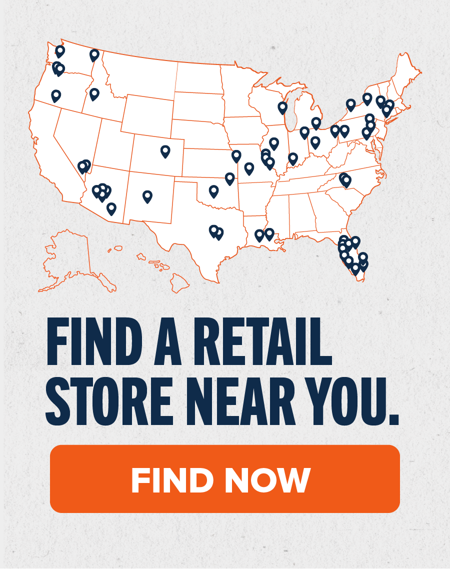 Find a retail store near you. Find Now ->