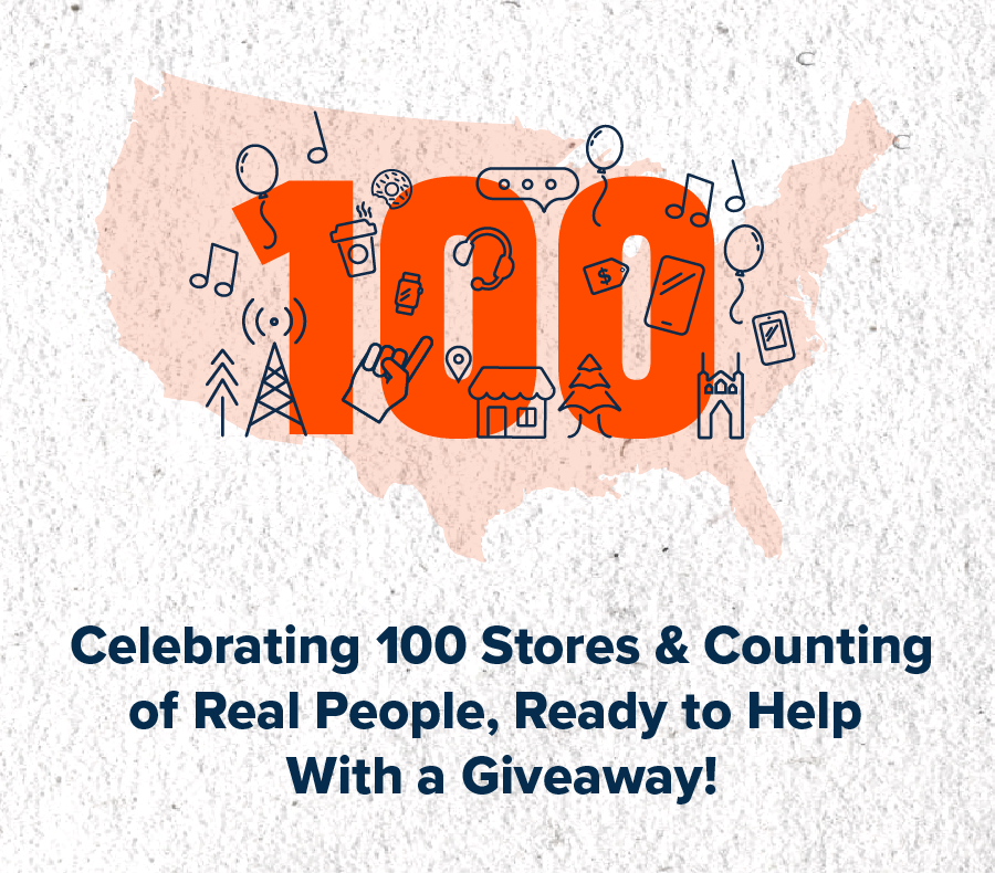 100: Celebrating 100 Store & Counting of Real People Ready to Help With a Giveaway!