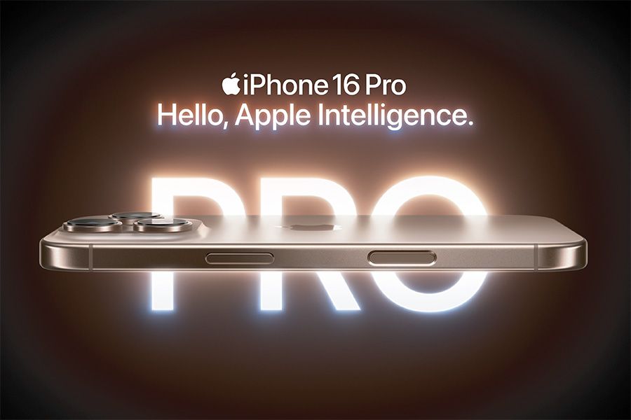 iPhone 16 Pro. Hello, Apple Intelligence. Apple Intelligence coming fall 2024